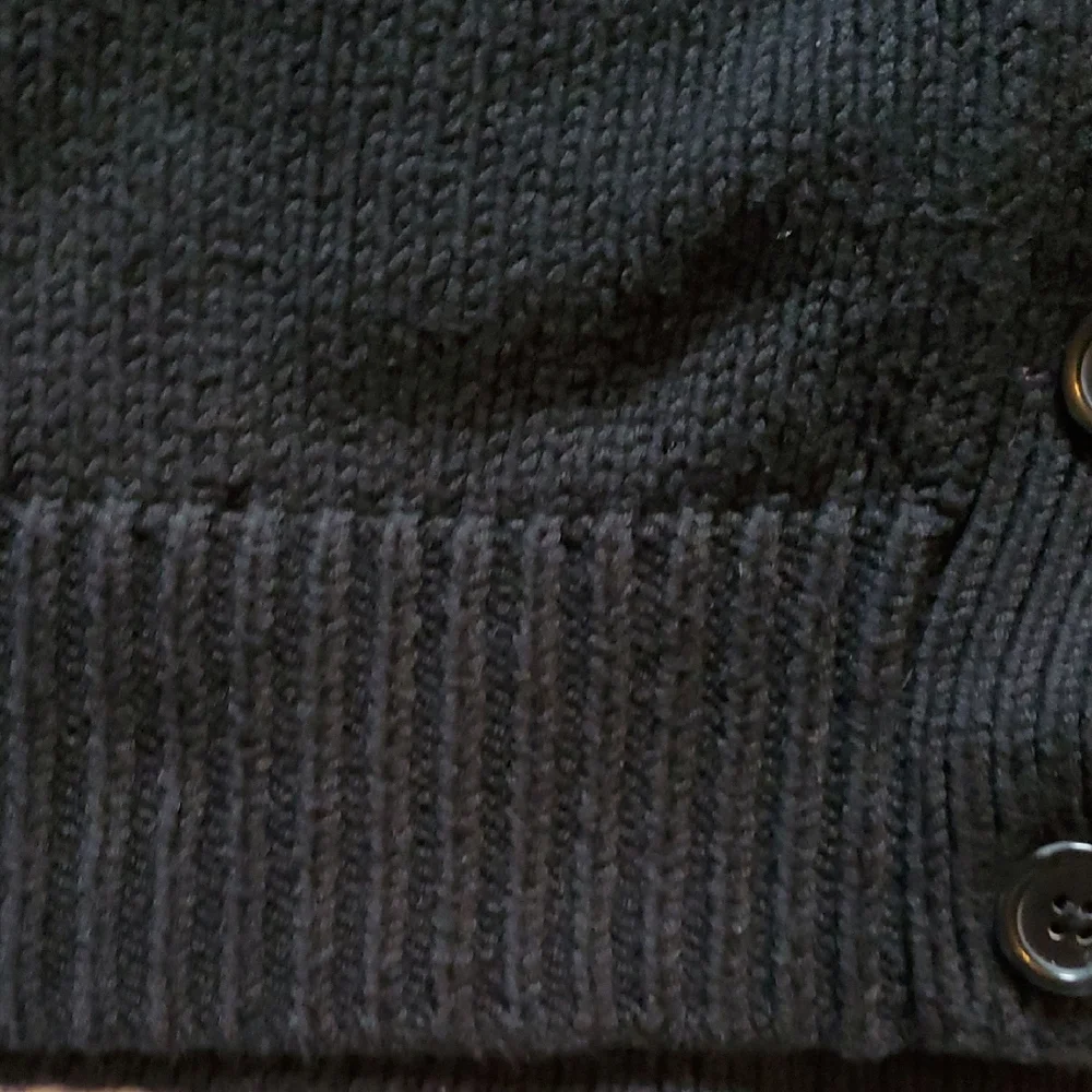 GAP Kids Black Knit Crop Sweater Cardigan